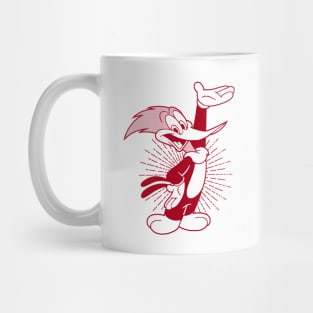 WOODY WOODPECKER -red  line Mug